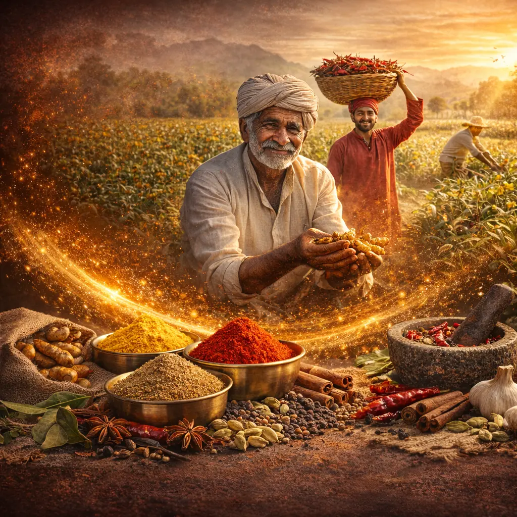 "श्याम मसाले किसानों के लिए मुनाफे का रास्ता"