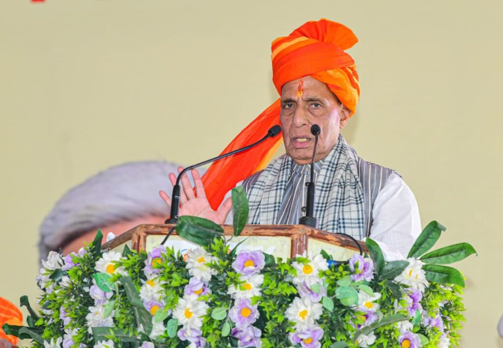 राव दूदाजी मूर्ति अनावरण समारोह मेड़ता नागौर में रक्षा मंत्री राजनाथ सिंह और मुख्यमंत्री भजनलाल शर्मा