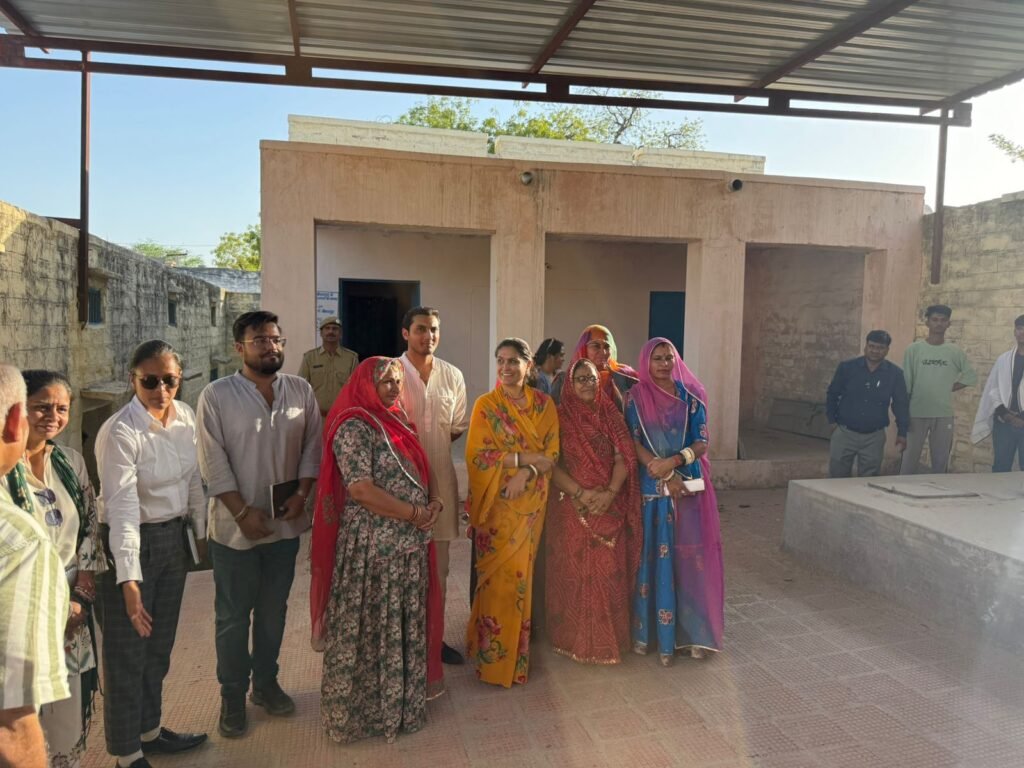 राजस्थान जल क्षेत्र आजीविका सुधार परियोजना के तहत बीसलपुर जोधपुर में महिला उत्पादक समूह की कार्यशाला