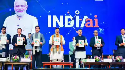 29वें राष्ट्रीय ई-गवर्नेंस सम्मेलन के दौरान उद्योग प्रतिनिधियों को संबोधित करते मुख्यमंत्री भजनलाल शर्मा