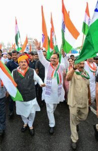 हर घर तिरंगा अभियान जयपुर में अल्बर्ट हॉल से बड़ी चौपड़ तक निकली तिरंगा रैली