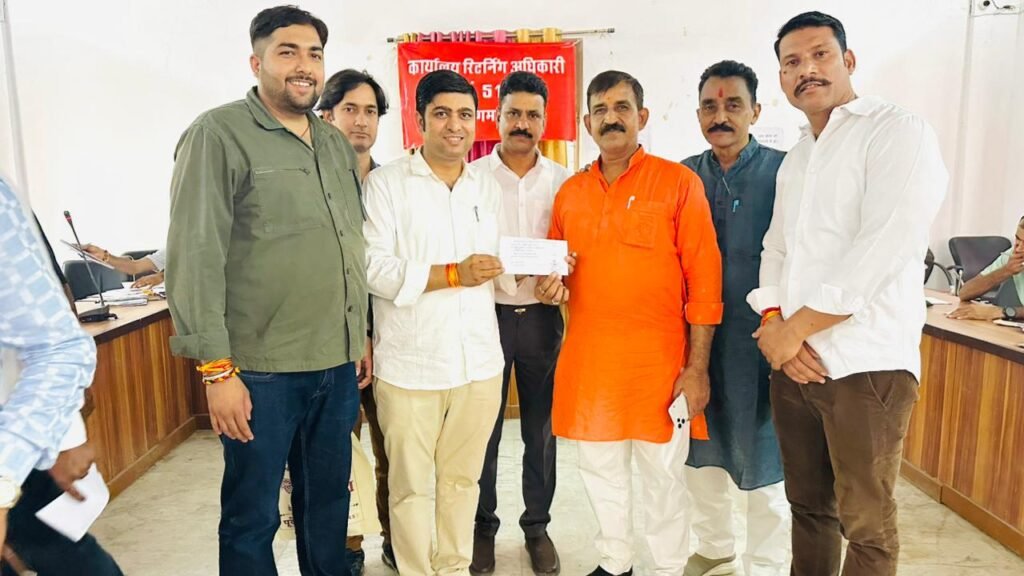 सांगानेर वार्ड 53 में मोहित टेलर और CM भजनलाल शर्मा