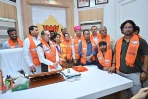 जयपुर वार्ड 108 की पार्षद संगीता शर्मा भाजपा में शामिल