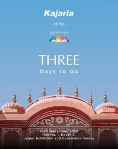 23वें ARCASIA Forum जयपुर में Kajaria का Surfaces of Tomorrow showcase