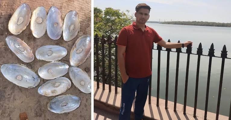 राजस्थान में पर्ल फार्मिंग करते गौरव पचौरी