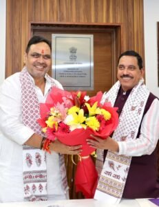 राजस्थान में ऊर्जा और शिक्षा के विकास पर केंद्रीय मंत्री प्रह्लाद जोशी से चर्चा