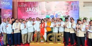 आरआईसी में आयोजित JAGS-2026 जयपुर जेमस्टोन शो के उद्घाटन समारोह में अतिथि और आयोजक