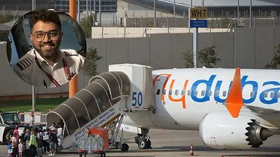 फ्लाईदुबई FZ1073 के पायलट स्मित मच्छार और हमाम अलहमामी से जुड़ी घटना
